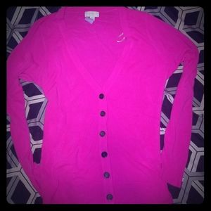 Forever 21 Bright Pink Cardigan size 2x